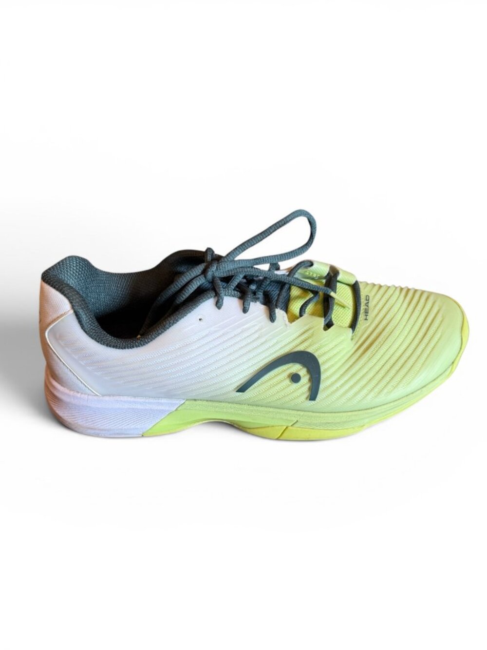 HEAD Revolt Pro 4.0 Tennis Shoes White Neon Yellow Men's Size 13 Court Shoes